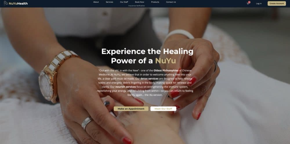 NuYu Health Studio project preview